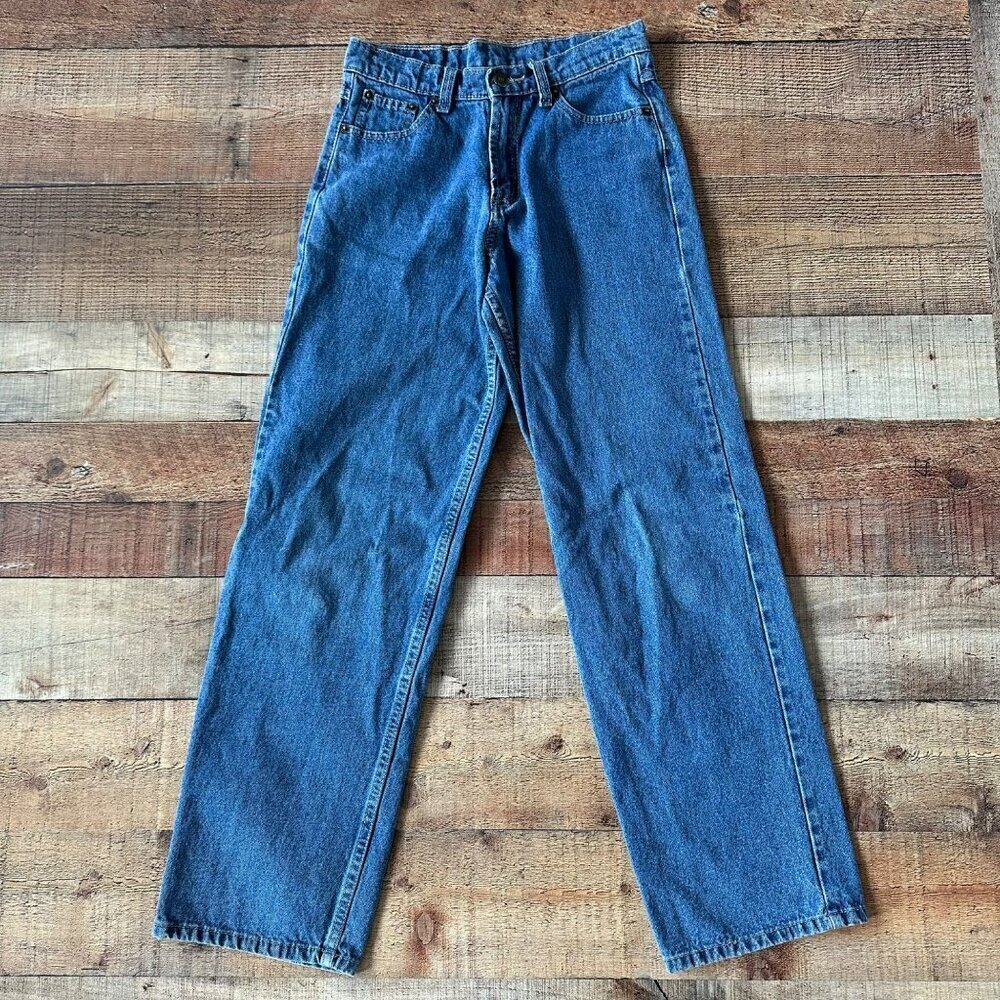 Real Ranch Boys Relaxed Fit Denim Jeans in Medium Wash Blue -14